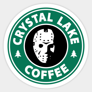 Crystal Lake Coffee Sticker